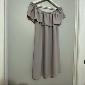 Aritzia Wilfred Neuchatel dress size large grey
